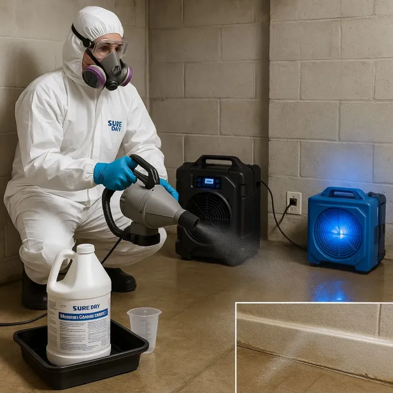 Sanitization and Odor Removal process in Oak Forest, IL