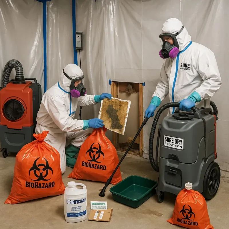 Contaminated Water Handling Protocols process in Oak Forest, IL
